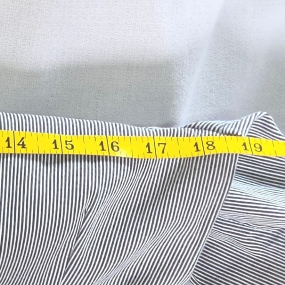 Lauren Ralph Lauren Blazer Women Large Navy White Striped Excellent Tailored - Picture 5 of 10